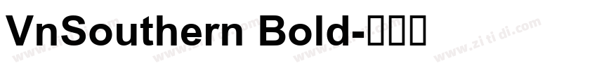 VnSouthern Bold字体转换